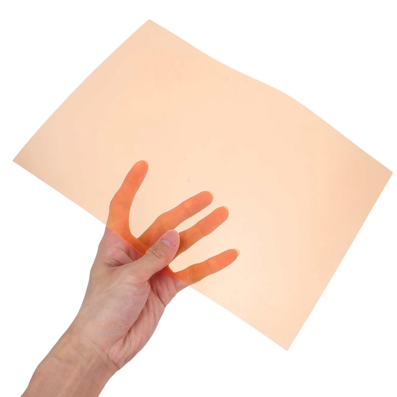 

10pcs Filter Color Correction Transparent Transparent Plastic Sheet PVC Sheets for Crafting Teaching Plastic Film