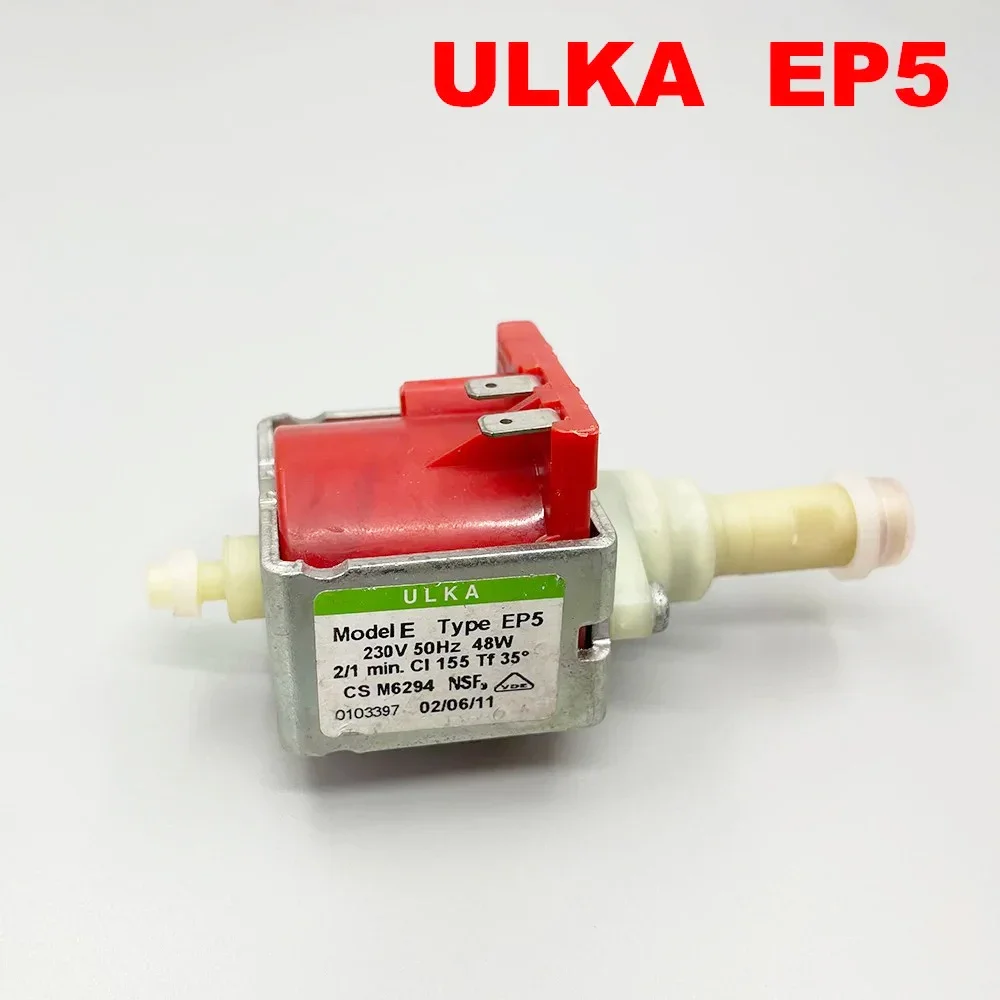 CEME ULKA EP5 48W 230V 50HZ Mini Water Plunger Pump Pressure Electromagnetic Pump for Bauknecht DeLonghi Coffee Machine Cleaner