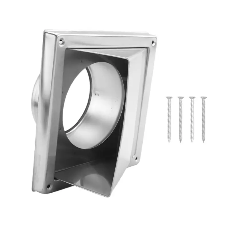 

CQMF-4In Vent Cover Dryer Vent Cover Outdoor Wall With Cushioned Non Return Flap,External Extractor Wall Vent