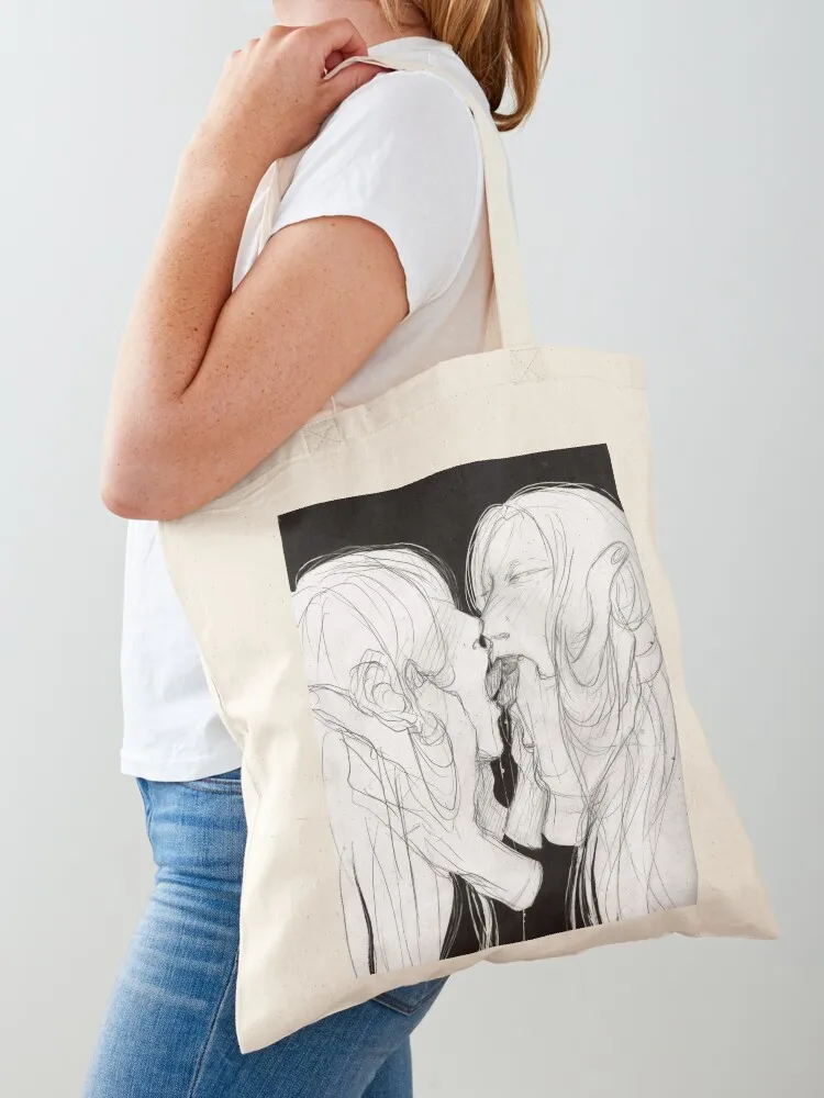 Kiss Tote Bag Canvas bag personalized tote bag reusable grocery bags Women's tote