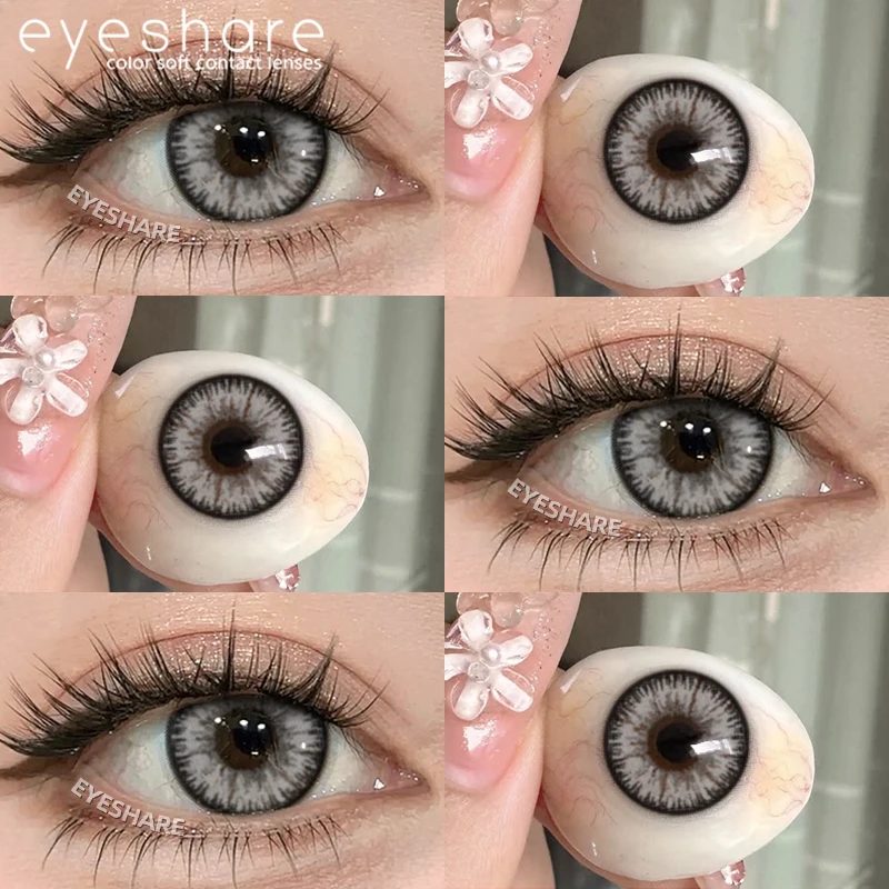 EYESHARE 1 Paar Rote Cosplay-Farbige Kontaktlinsen für Augen Verrücktes Halloween-Make-up Farbige Augenlinsen Anime-Zubehör – Detail 16