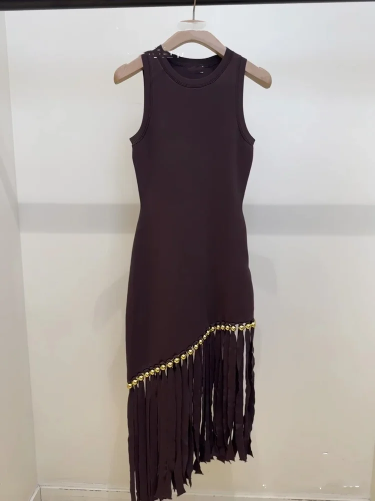 Upaded Version Euro Sle Slim Fit Svel Gestricktes Dr. Ele Bead Applique Dra Haute Couture Abendkleid für Damen