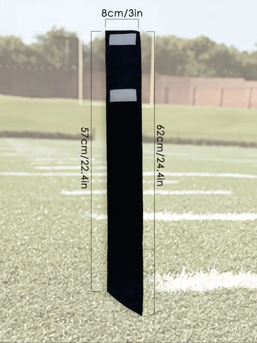 Streamer-Fußballhandtuch, dünnes Sporthandtuch, trocknet Hände und Fußballzubehör, Weiß, Schwarz (8 x 57 cm/3 x 22,4 Zoll) – Detail 3