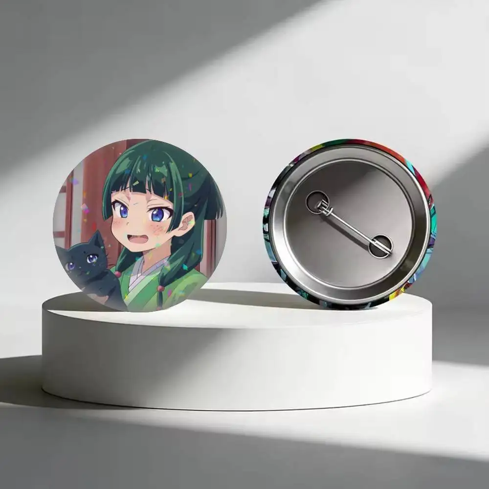 Anime Apothecary Diaries Maomao  25 32 44 58 75mm Badges Personalized Round Brooches Pins Accessory Gift
