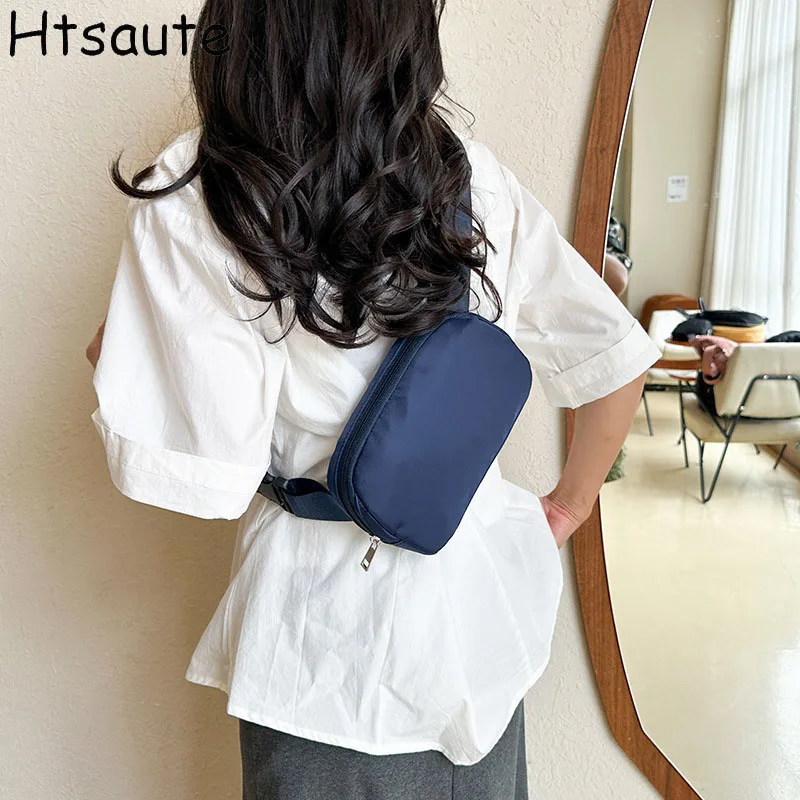 

Casual Men's Crossbody Bag Wear-Resistant Chest Pack with Adjustable Shoulder Strap Oxford Women Traveling Chest Packs bolsos