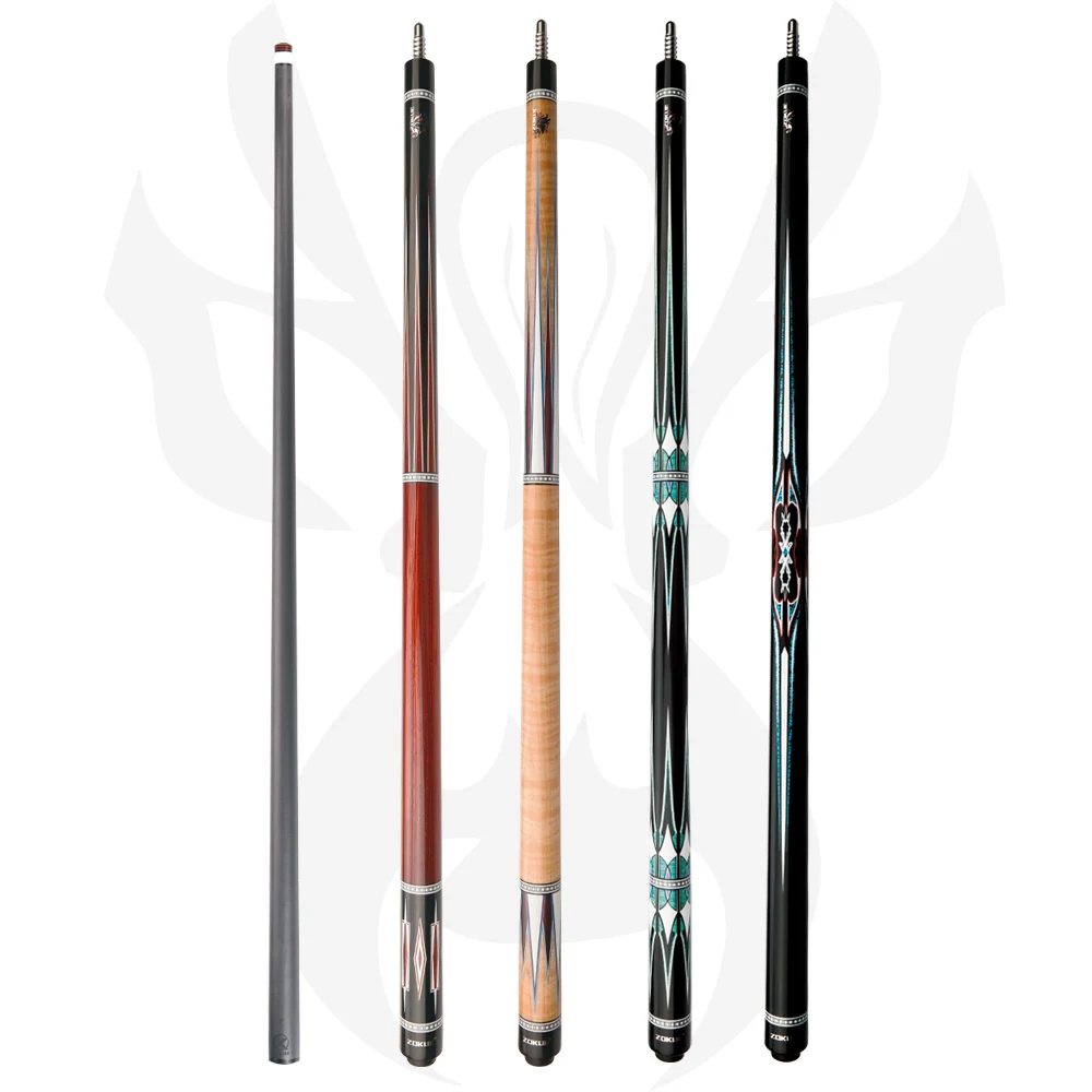 

ZOKUE KONLLEN Carom Stick Carbon Fiber Shaft Maple Shaft Carom 3 Cushion Cue Carom Cue Taper 12mm Tip 142cm Libre Cue