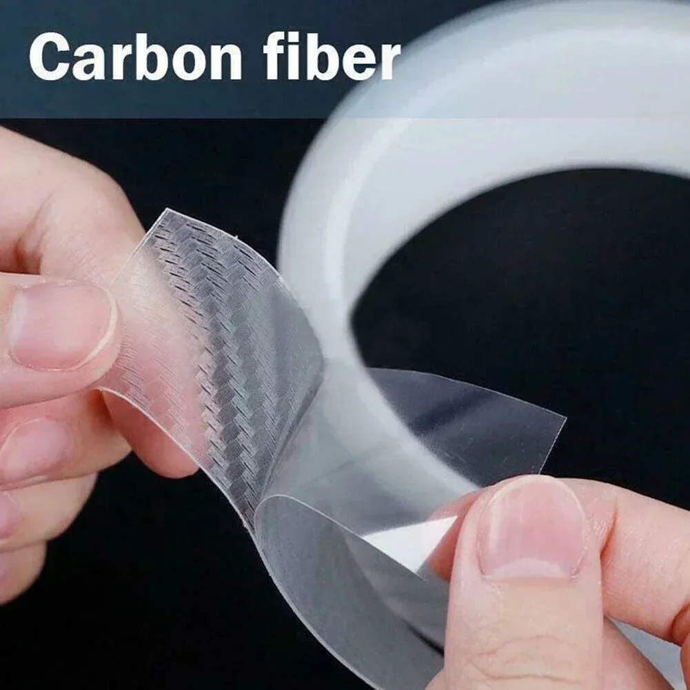 Matte Transparante Koolstofvezel Auto Trim Bumper Instaplijsten Film Anti Scratch Guard Auto Sticker Strip Onzichtbare Body Protector Film