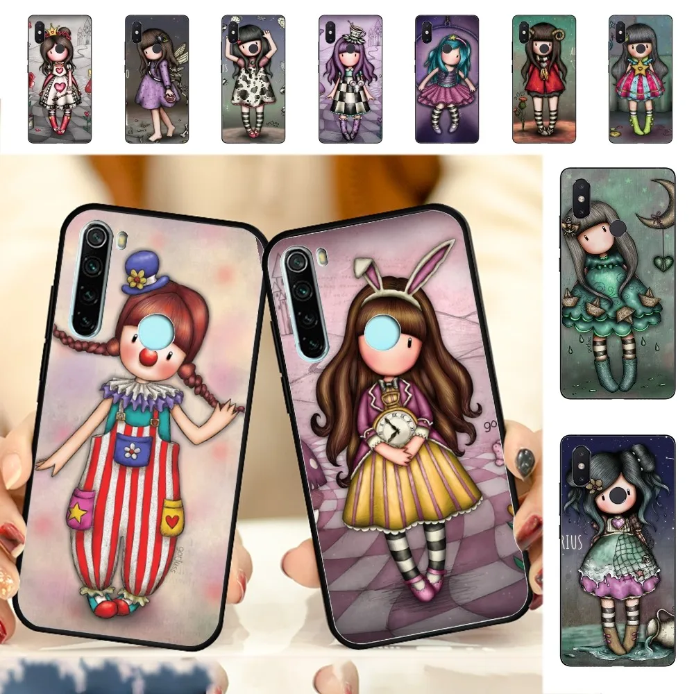 Santoro-Gorjuss GIRL Phone Case For Redmi Note 4 X 5 A 6 7 8 T 9 9S 10 11 11S 11Epro Poco M3 pro