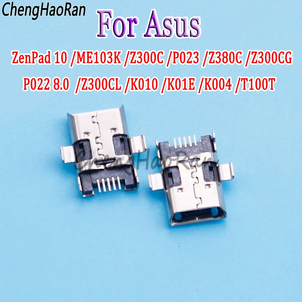 2 Pcs For ASUS ZenPad 10 ME103K Z300C P023 Z380C P022 8.0 Z300CG K010 K01E K004 T100T USB Charging Interface Tail Plug Connector