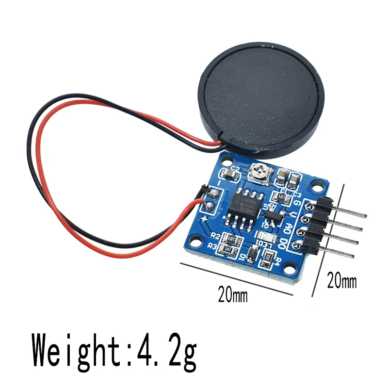 5V Piezoelectric Film Vibration Sensor Switch Module Piezoelectric Shock Tap Sensor TTL Level Output For Arduino UNO MEGA2560