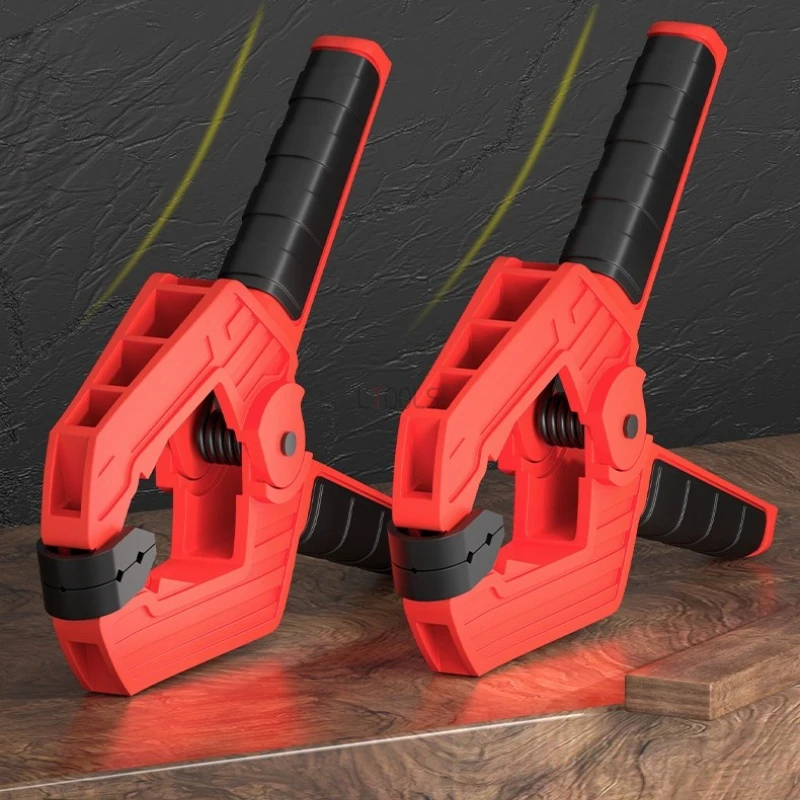 

4/6/9 inch woodworking spring clip heavy-duty plastic A-type fixed installation clip strong nylon