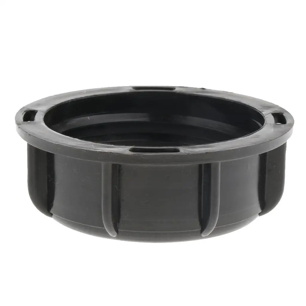 IBC Tote Tank Cover Lid Cap Black Polypropylene Threaded Screw for 1000L Plastic Water Container Replacement