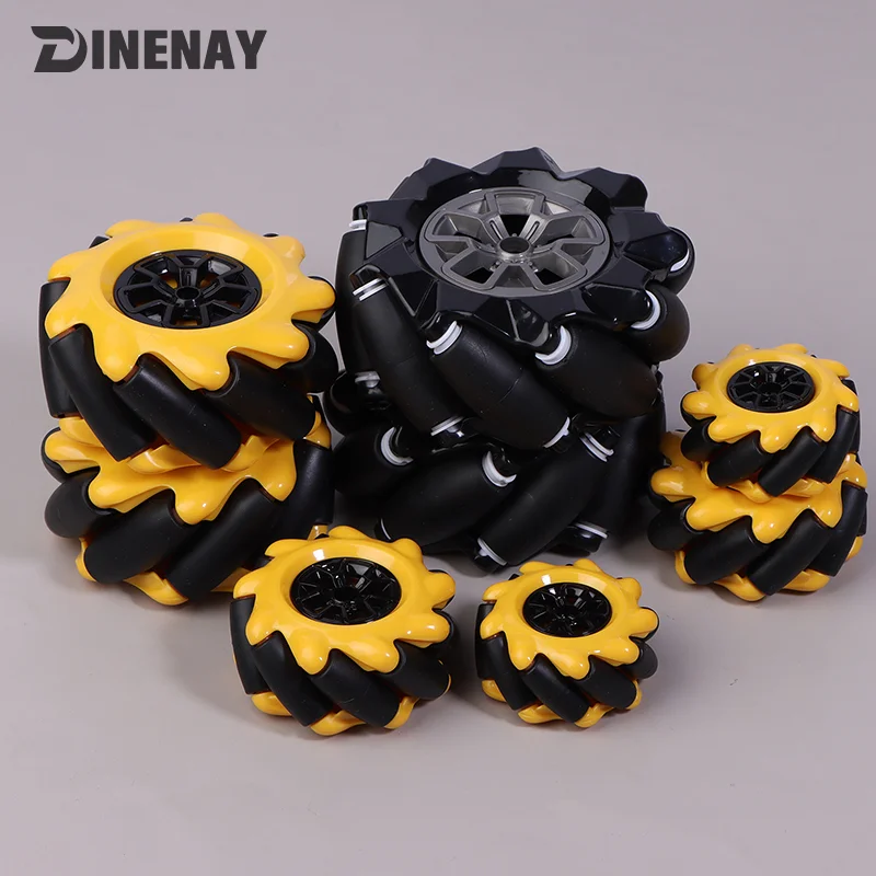 High Hardness Plastic Mecanum Wheel Omni-Directional Smart Robot Car With 6mm Hubs