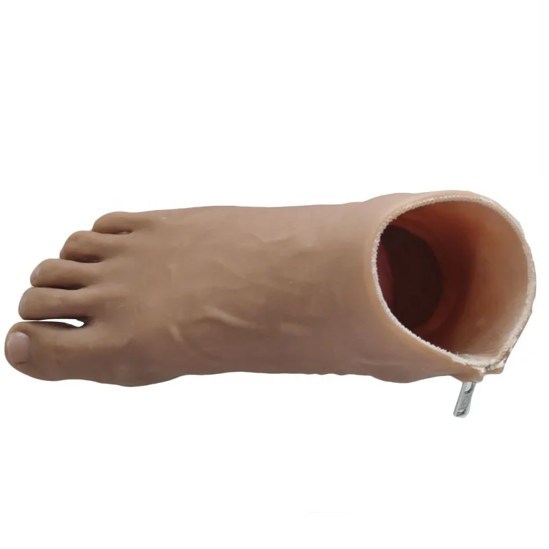 Medical grade rubber foot prosthetic silicone foot