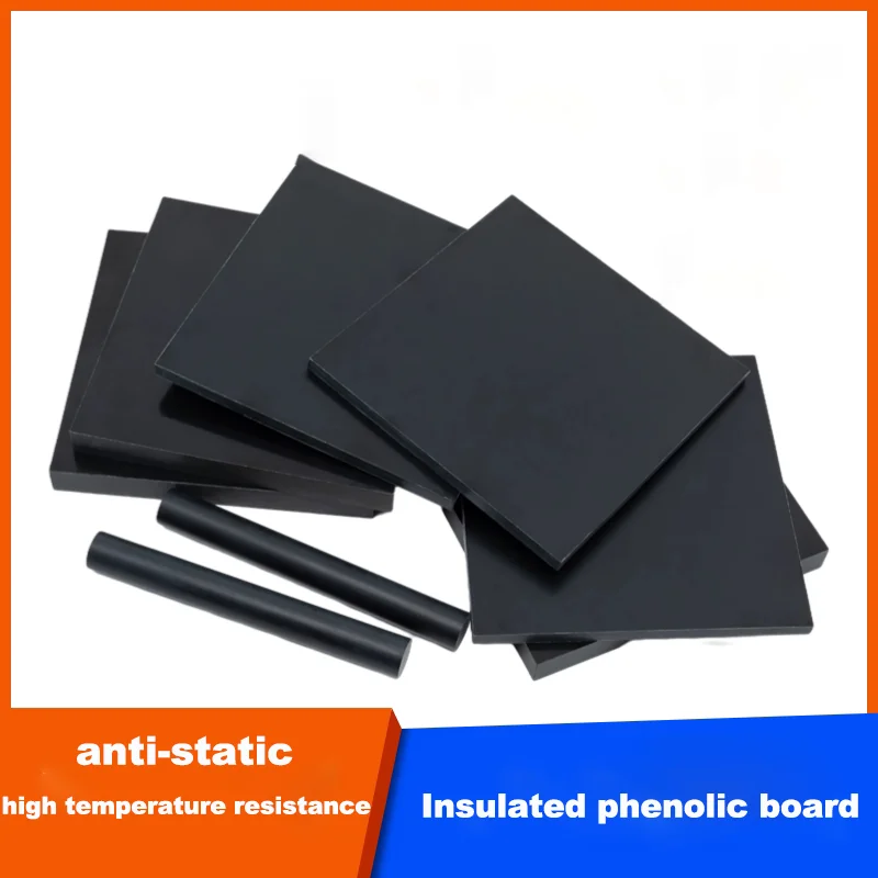Black Bakelite Plate Insulation Phenolic Resin Board Bakelite Sheets High Temperature Resistance 2mm-20mm Thick
