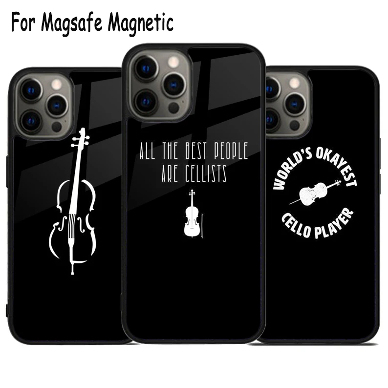 Cello Heartbeat Wireless Charge Magsafe Phone Case For iPhone 15 16 14 13 11 12 Pro Max Plus Magnetic Bumper Cover