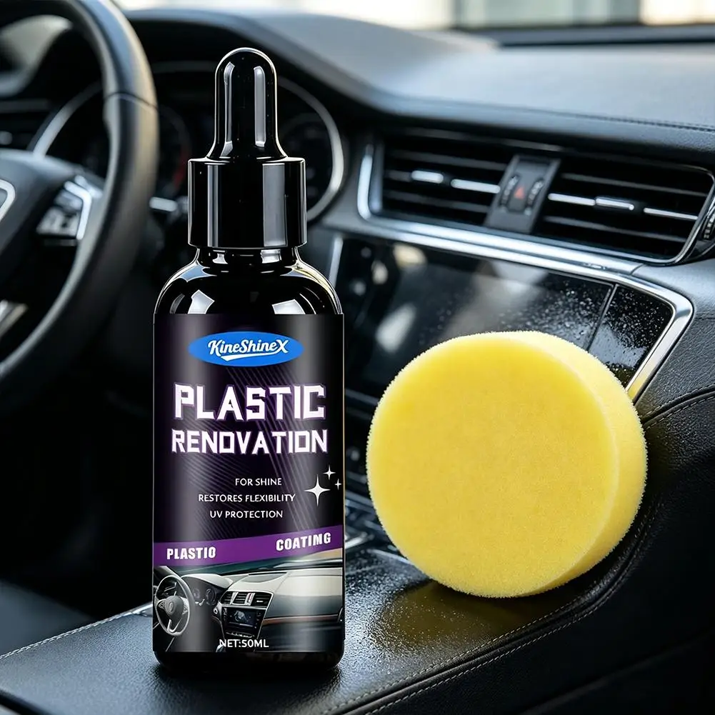 

Plastic Restorer for Car Interior Cleaning Agent Black Polishing Maintenance Coating Nanotechnology Dashboard Wax 2026 S3N5