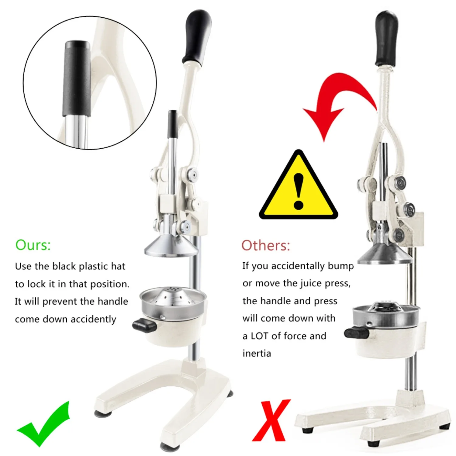 2027 New Commercial-Grade Citrus Juicer,Manual Juicer,Household Juicer,Suitable for Citrus Fruits,Oranges,Lemons,andPomegranates