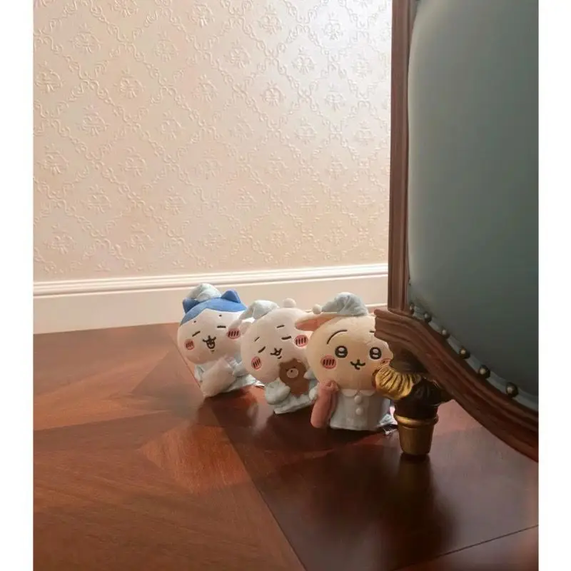 Anime auto-deprecante orso Chiikawass pigiama serie peluche bambola giocattolo Kawaii cartone animato figura ornamenti di peluche ragazza regalo di compleanno