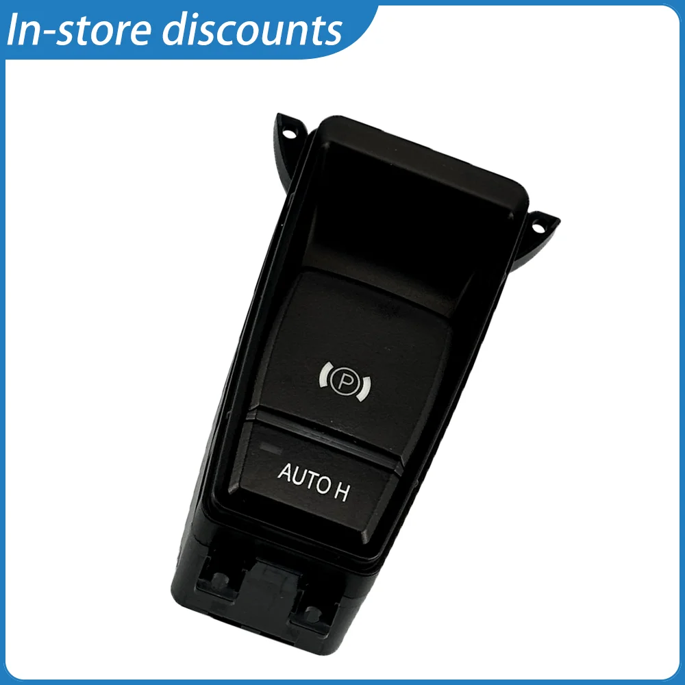 61319148508 Parking Brake Control Switch Auto H Hold Switch Button Compatible Replacement for BMW E70 X5 2007-2017, E71 E72 X6 2