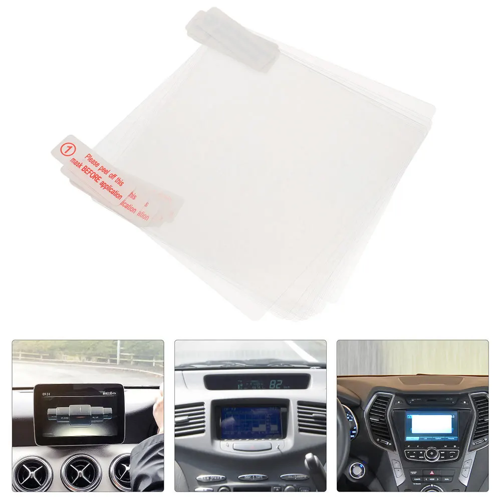 

12pcs Car Dash Cam Electrostatic Film Transparent Static Cling Adhesive Pads Clear Reusable Sticker Shields For Windshield