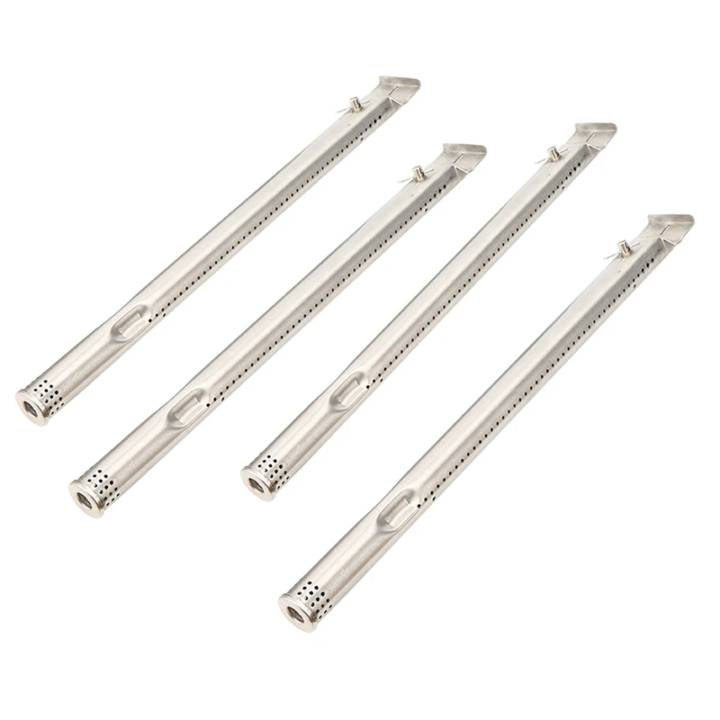 【Hot】 4PCS Stainless Steel BBQ Grill Burner Tube Pipe Replacement Parts For Charbroil 463241013