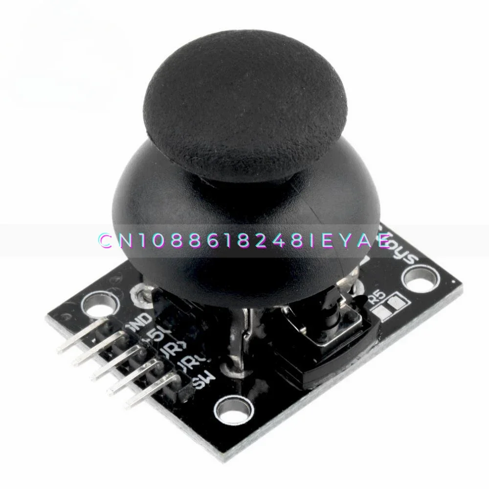 Joystick con pulsante a doppio asse Sensore joystick da gioco PS2 JoyStick Blocco elettronico