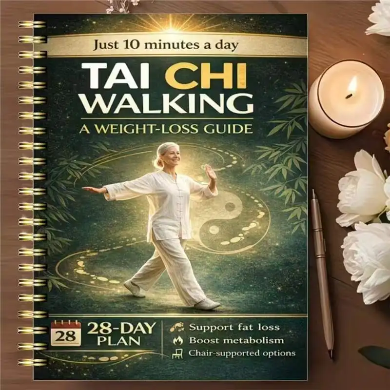 28 Days Transformation Challenge Tai Chi For Seniors Only 10 Minutes Daily Tai Chi Walking Easy 4-week Program Book