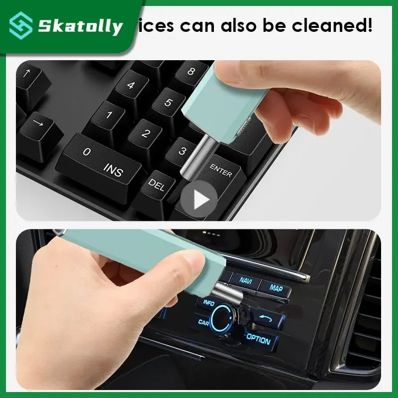 Portable Cleaner Kit for 1 2 3 Earbuds Cleaning Pen Brush Earphones Case Keyboard Cleaning Tools for