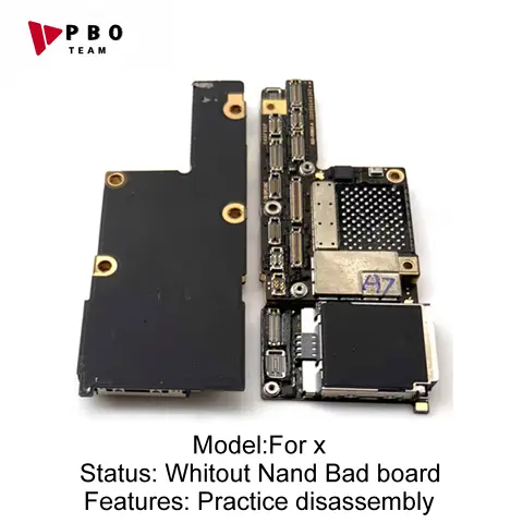 Damaged Motherboard Without NAND US For IPhone X XR XS MAX 11 12 13 14 15 Pro Max Mini Repair Training Practice Mainboard