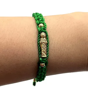 Grünes Nylonarmband, reicher Gott, mittelgroße, 12pcs 10 Hauptverkäufe Gott der Gesundheit - №1