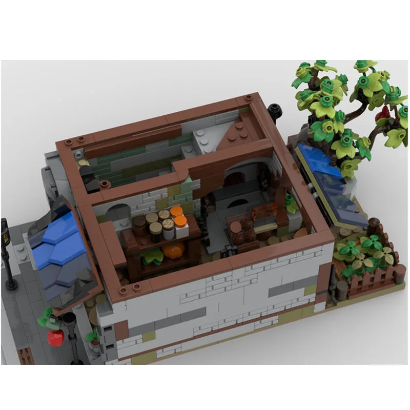 New MOC-154878 Modular Market and Antique Shop 1653PCS • Modular Building Bricks Toys for Kids Birthday Gifts ChristmasDIY Gifts