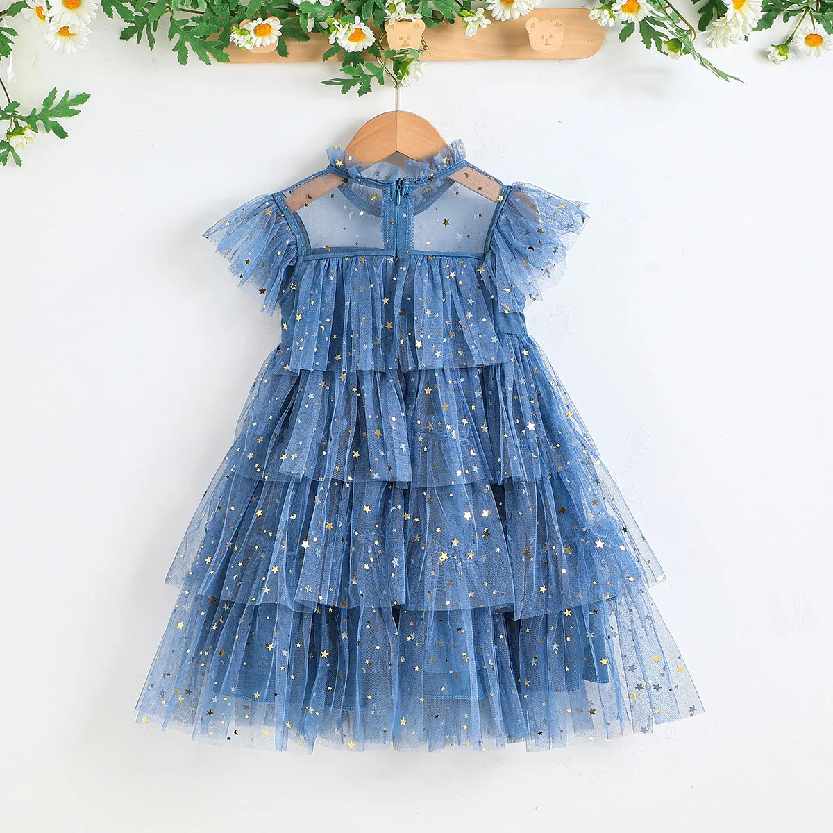 Girl Sequin Lace Princess Dress Kids Mesh Party Wedding Cake Clothes Toddler Girl Summer New Birthday Prom Gown Vestidos Costume