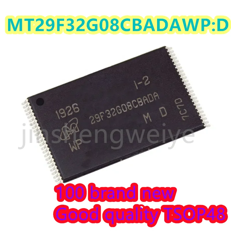 

1~10PCS MT29F32G08CBADAWP:D Шелкография 29F32G08CBADA пакет TSOP-48 памяти IC Brand New Good Quality