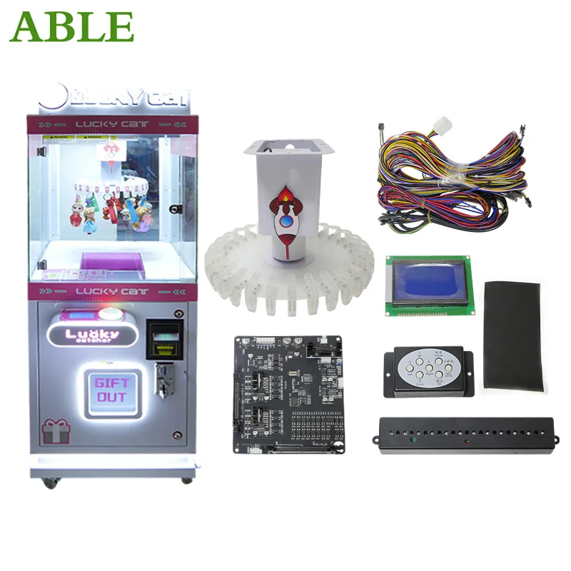 Gift Clamp Machine Prize 30 Clips Claw Toy Vending Machine Clip Gift Claw Coin Operated Game Machine Arcade Kit