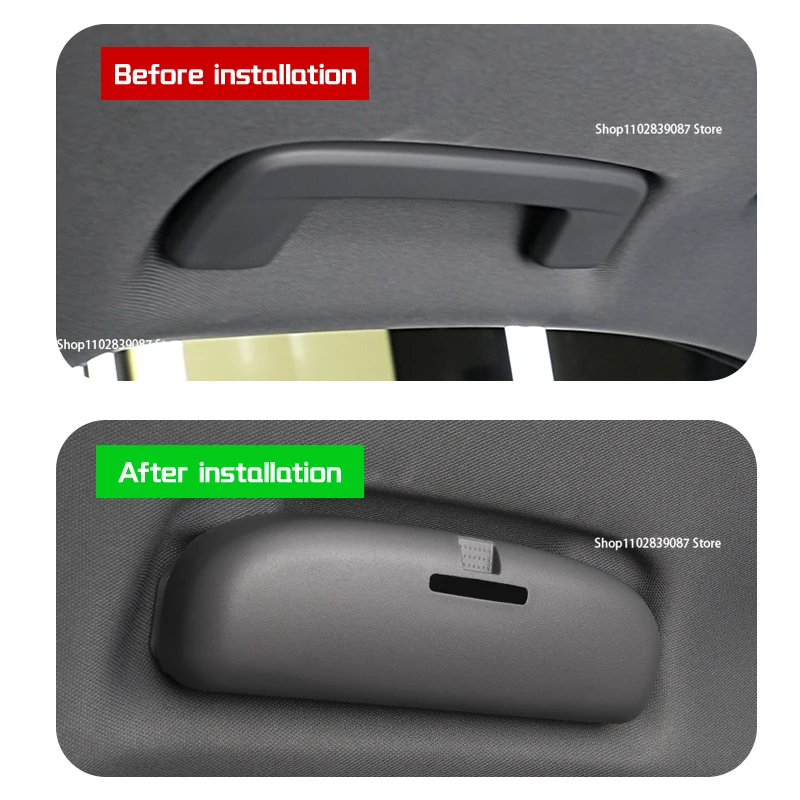 Sun Glasses Case Holder for Audi A3 8V 8Y A4 B8 B9 A5 A6 C7 C8 A7 A8 Q3 Q5 Q7 S3 S4 S5 S6 RS3 Automobile Interior Accessories