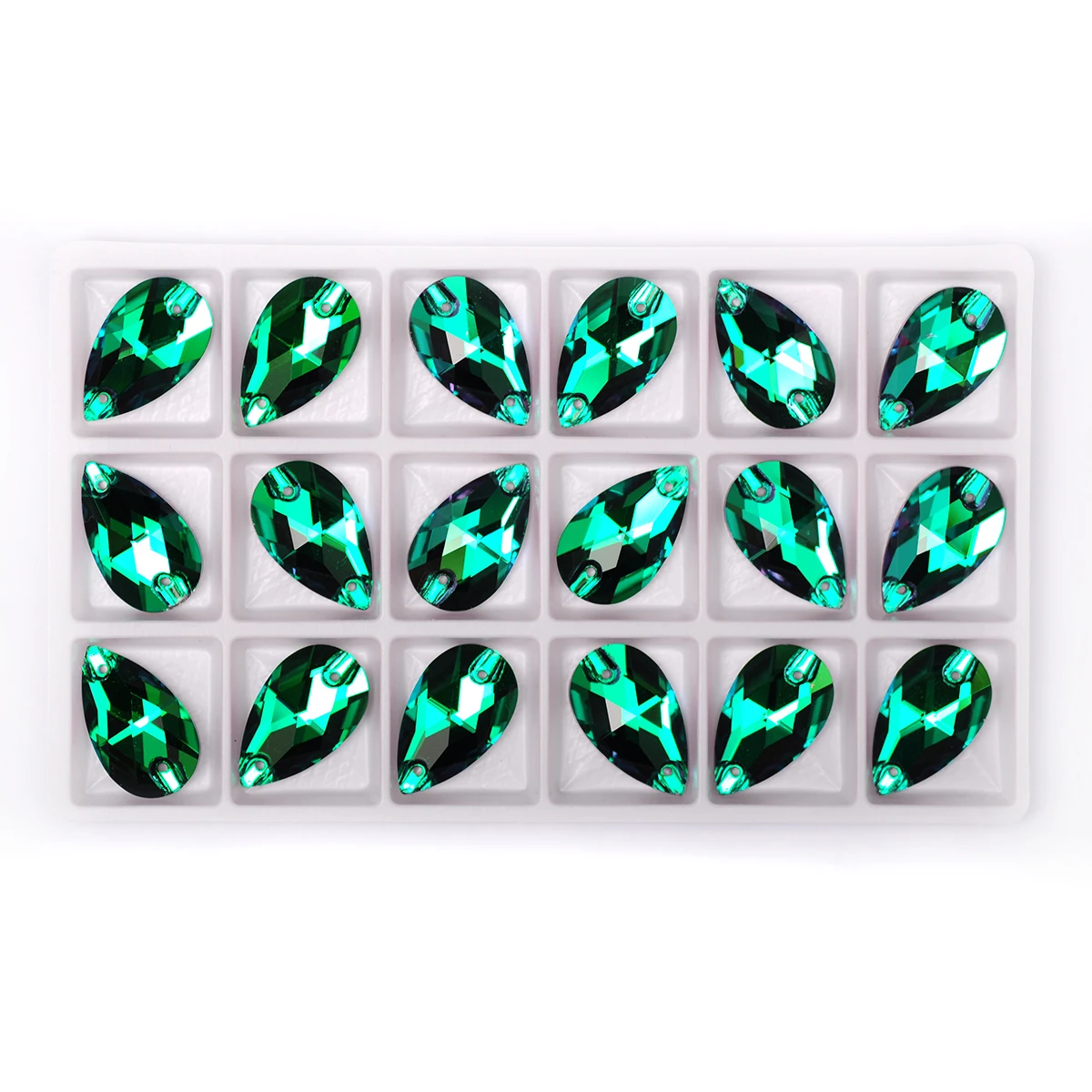 YANRUO 3230 Drop AAAAA Qualität Nähkristalle Flache Rückseite Strasssteine zum Aufnähen Glassteine für Kleider, Kleidung, Schmuck – Detail 8