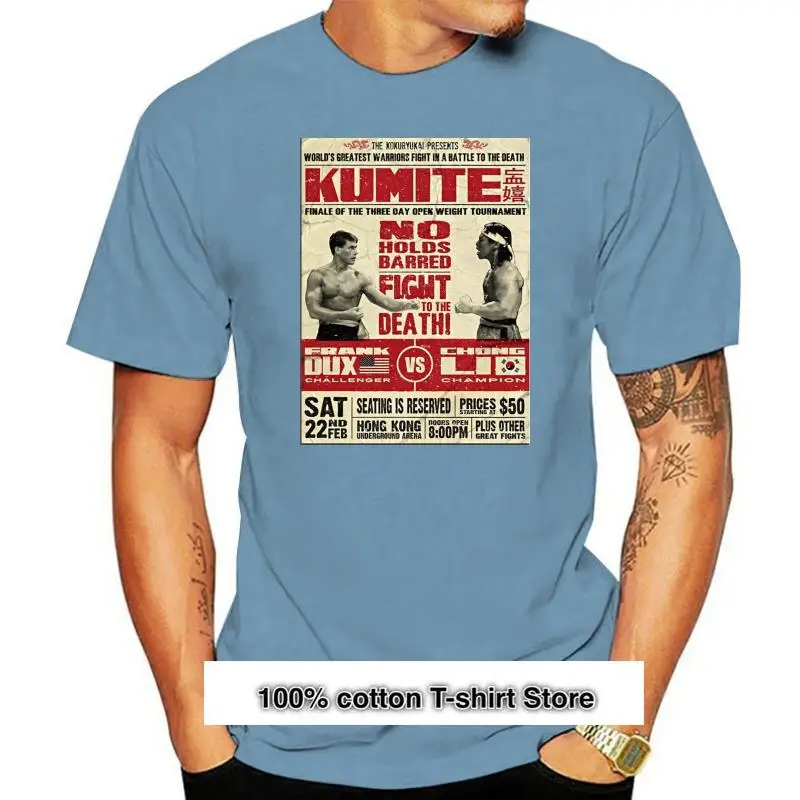 Bloodsport-Póster de Kumite Frank Dux vs Chong Li, camiseta de Bloodsport, camiseta de kumite tournament