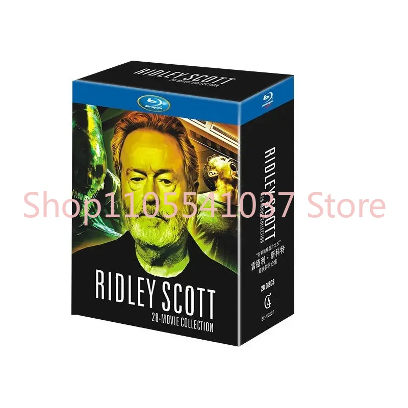 Colección de películas clásicas de Ridley Scott en Blu-ray de alta definición, caja de 28 discos, Alta Definición