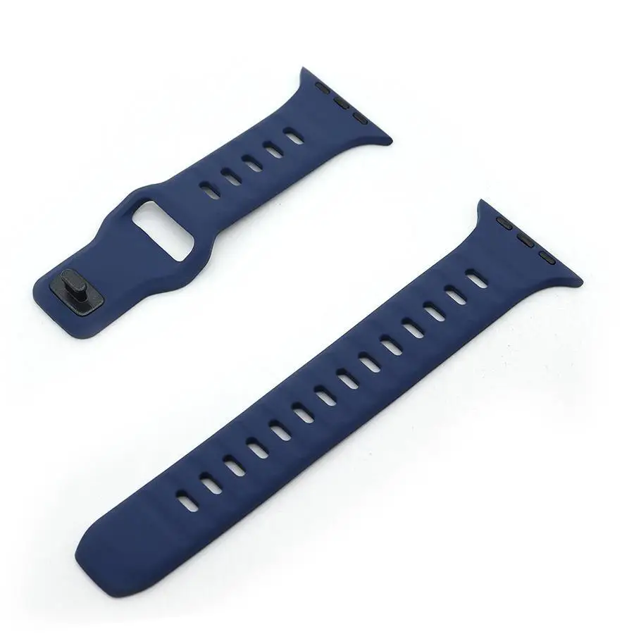 Per cinturino Apple Watch Ultra2 49mm cinturino in Silicone cinturino sportivo per Iwatch Series 9 8 7 4 3 2 Se 42/44/40mm accessori per cinturino