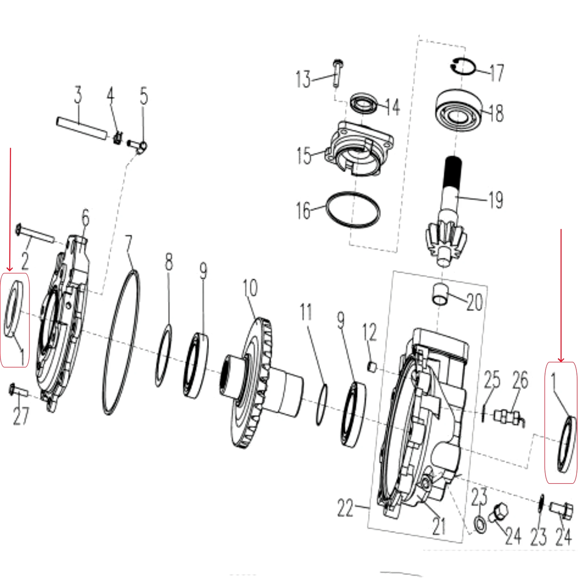 Rear Gear-Box Oil Seal 50X70X8 for Stels ATV 300B Buyang 300 Feishen 8.9.01.0020 LU019098 Linhai 200 260 300 370 21102 view 6