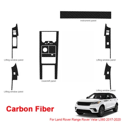 For Lander Rover Range Rover Velar 2017-2023 Car Interior Sticker Lifting Window Panel Decal Gear Box Dashboard Film Accessory