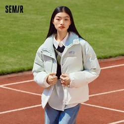 Semir-女性用スタンドカラールーズジャケット、グラデーションブレッドジャケット、柔らかく甘いスタイル、冬、新しい、2023