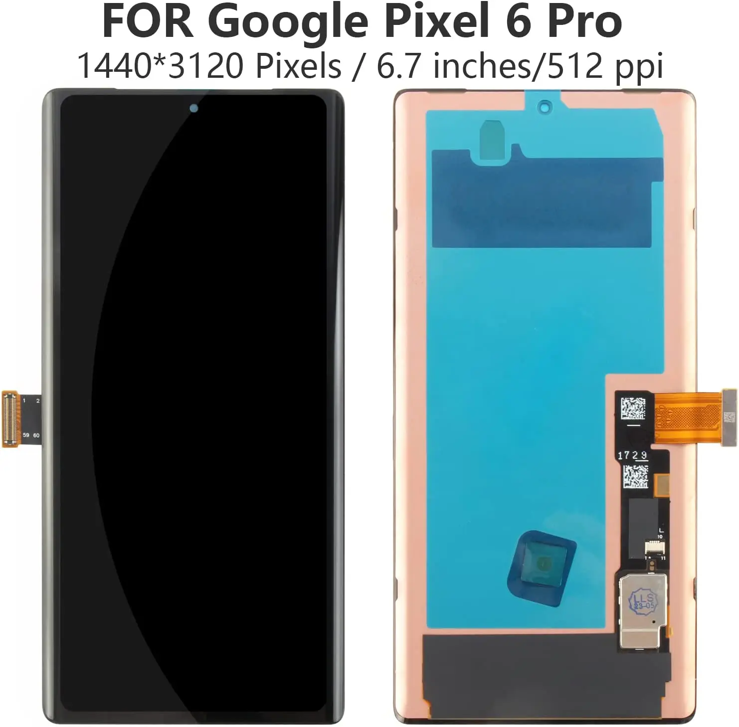 Imagem -05 - Amoled Lcd Touch Screen para Google Pixel Pro Peça de Reposição para Google Pixel Pro Gluog G8vu