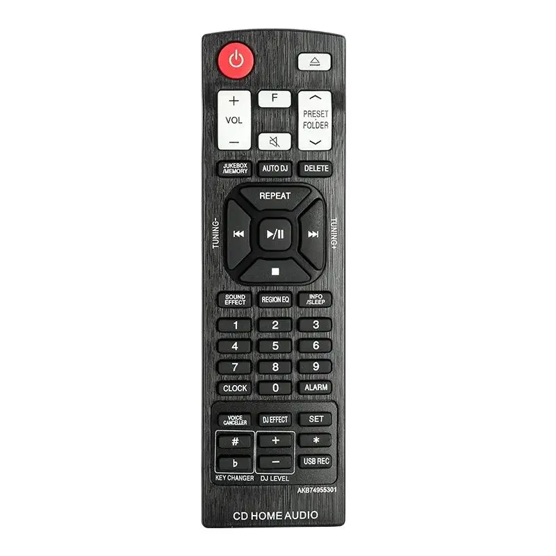 AKB74955301 For LG Remote Control Replacement, For LG CD Home Audio System OM4560 OM5560 OM7560 CM8360 CM8460 CM9760 CM9960