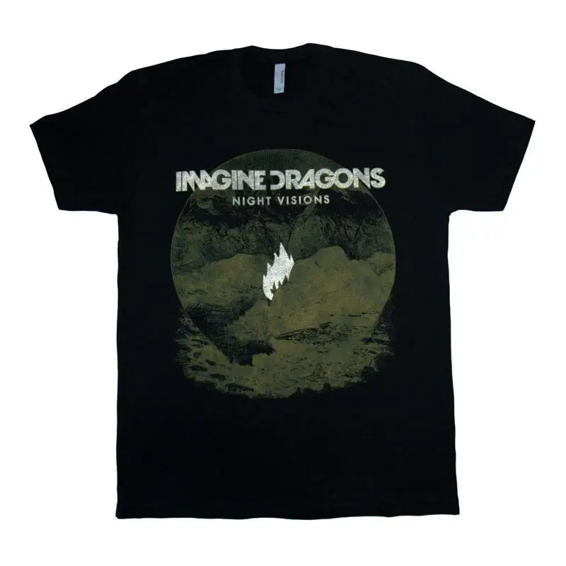 

Officially licensed Imagine Dragons Night Visions Mens Black T Shirt Classic Tee