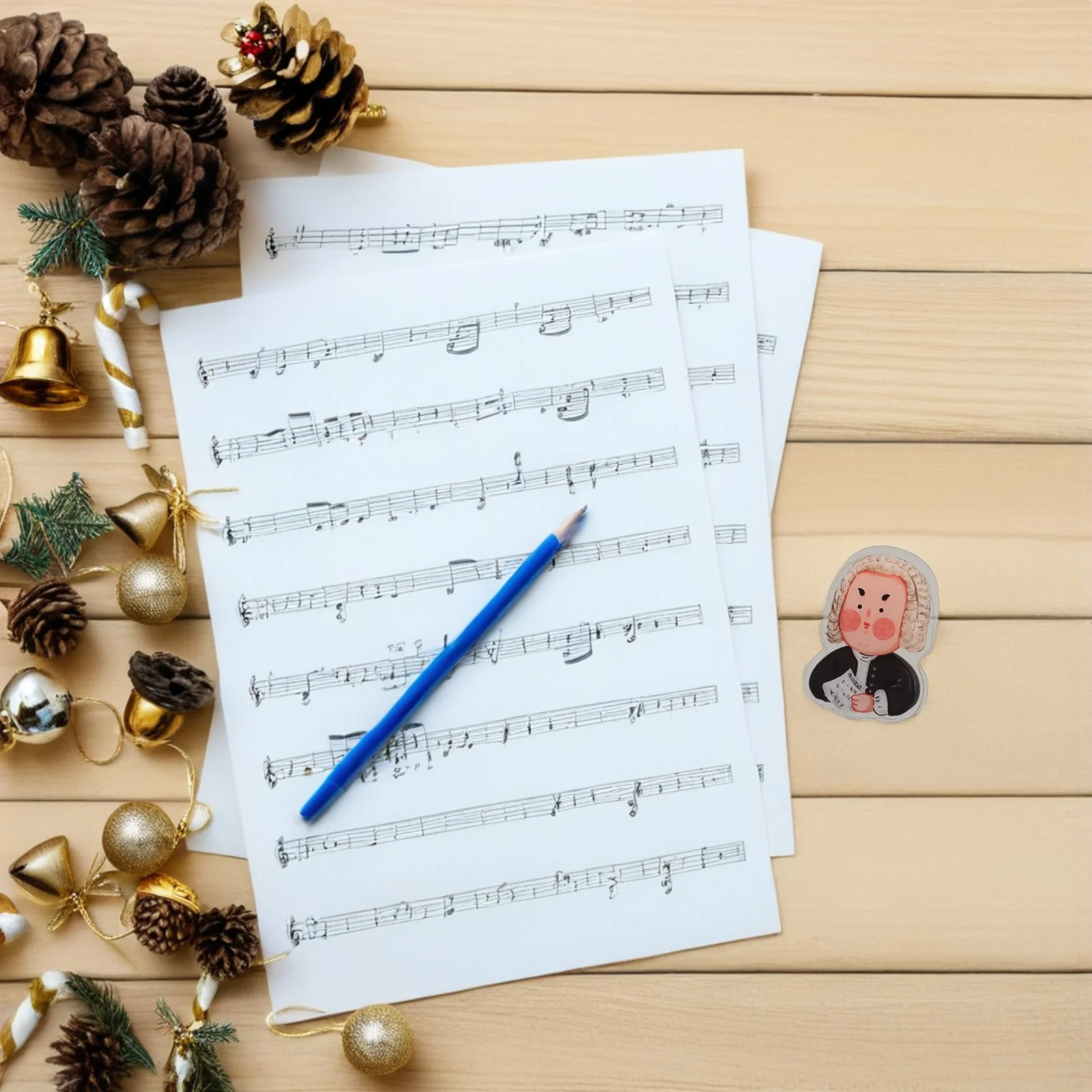 

Music Score Folder Book Clamp Bookmark Stationery Clip Page Holder Guitar Note Paper Clips Notation