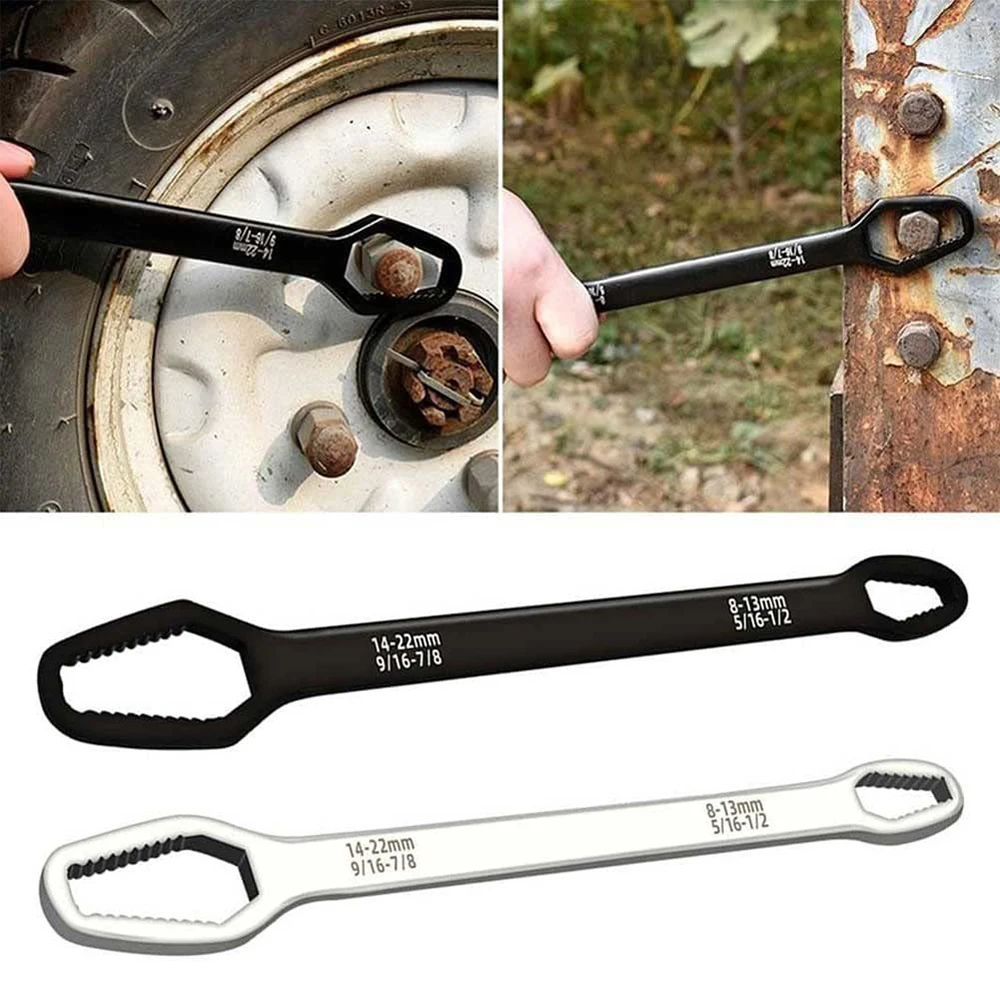 Universal Torx Wrench 3-17mm 5mm Thickness Self Tightening Adjustable Wrench Board Double Head Torx Spanner Hand Tools