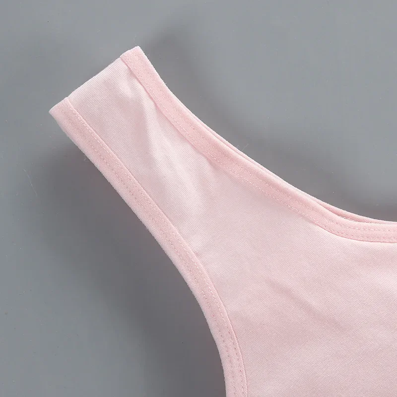 Puberty Students Cotton Training Bra Girls Mesh Summer Breathable Vest Underwear for Junior and High School Students KF931