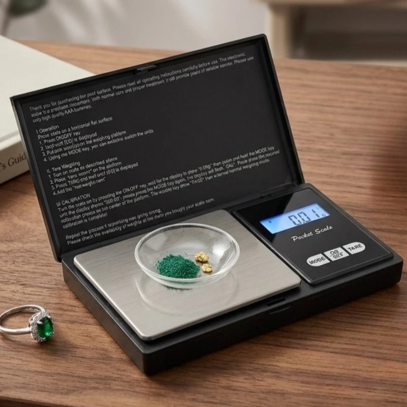 

Электронные ювелирные весы Precision CS для золота, точность 0.01г, портативные, для измерения веса медицинских бусин и драгоценностей